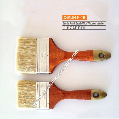 F-19 Hardware Decorate Paint Hand Tools Wooden Handle Bristle Paint Brush