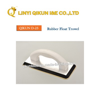 D-25 Construction Decoration Paint Hardware Hand Tools Plastic Handle Board Rubber EVA Bottom Rubber Float Trowel