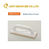 D-15 Construction Decoration Paint Hardware Hand Tools Plastic Handle Board Rubber EVA Bottom Rubber Float Trowel